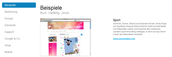 Die Tour mit neuer Subnavigation und Anordnung.