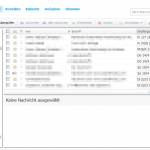webmail.jimdo.com Webmail-Oberfläche | Screenshot 08.07.2011